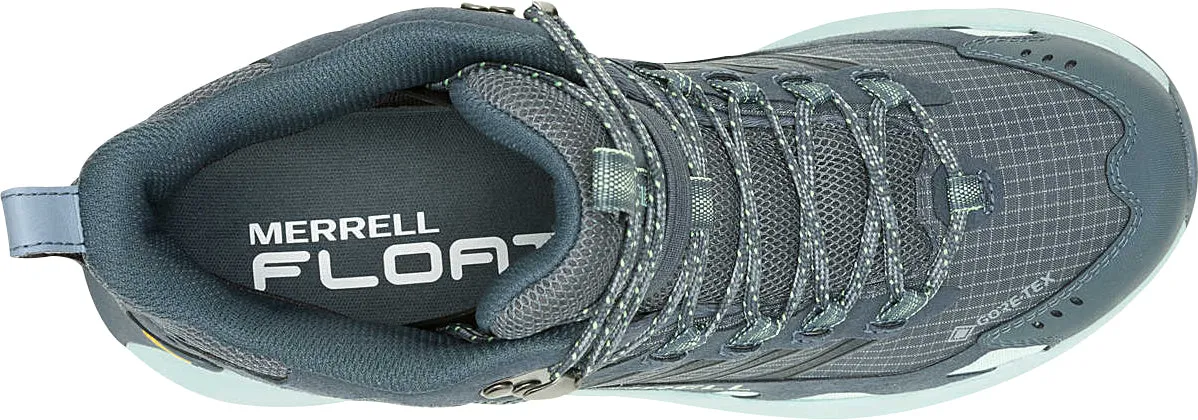 Grip System Merrell Moab Speed 2 Mid GORE-TEX Mens Walking Boots - Grey