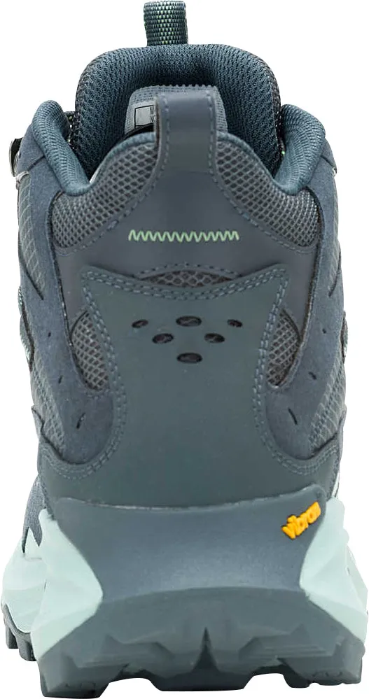 Merrell Moab Speed 2 Mid GORE-TEX Mens Walking Boots - Grey Long Hike Daily Hike