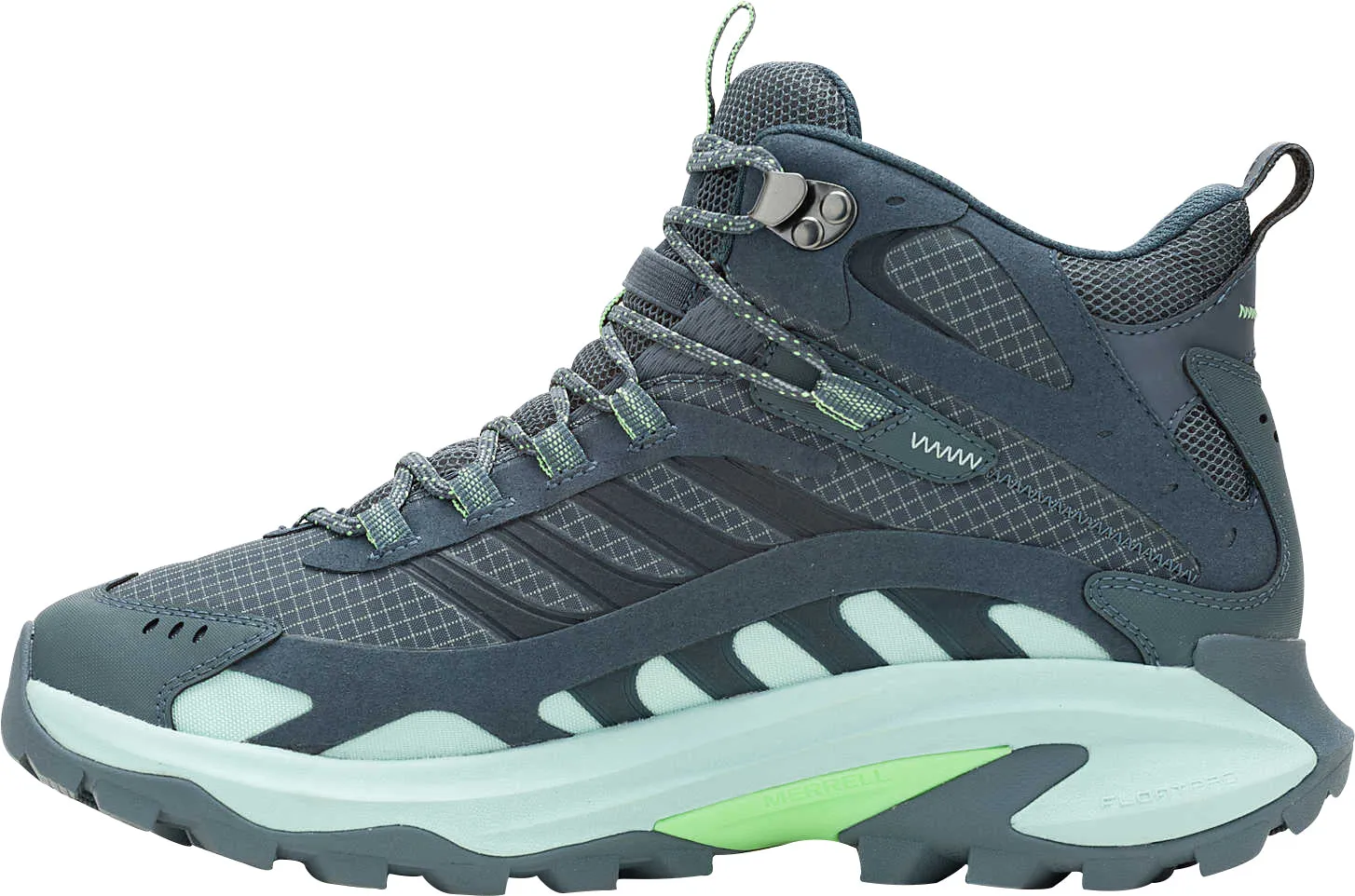 Merrell Moab Speed 2 Mid GORE-TEX Mens Walking Boots - Grey Fast Adjust Boots