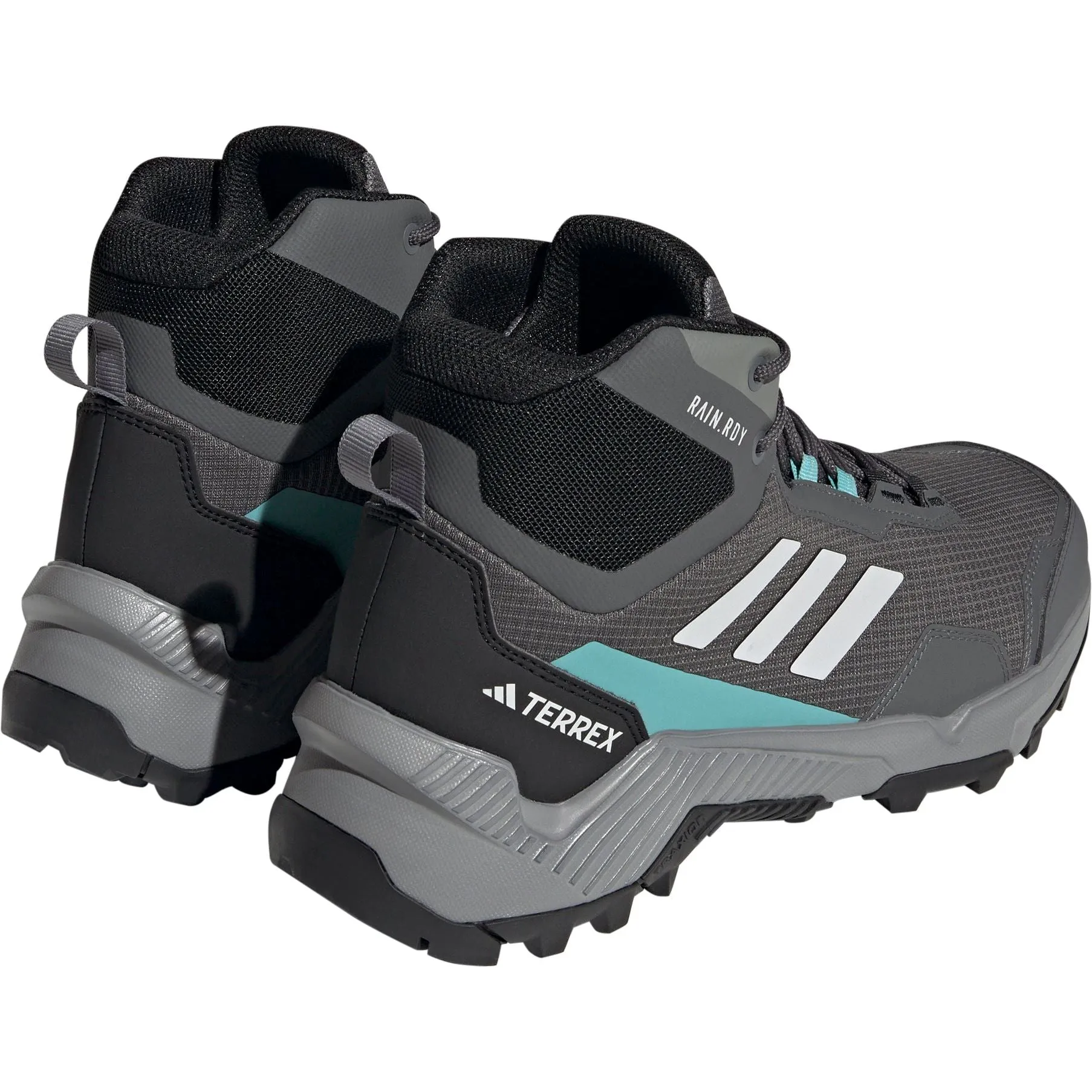 adidas Terrex Eastrail 2 Mid RAIN.RDY Womens Walking Boots - Grey Deep Tread climbing boots