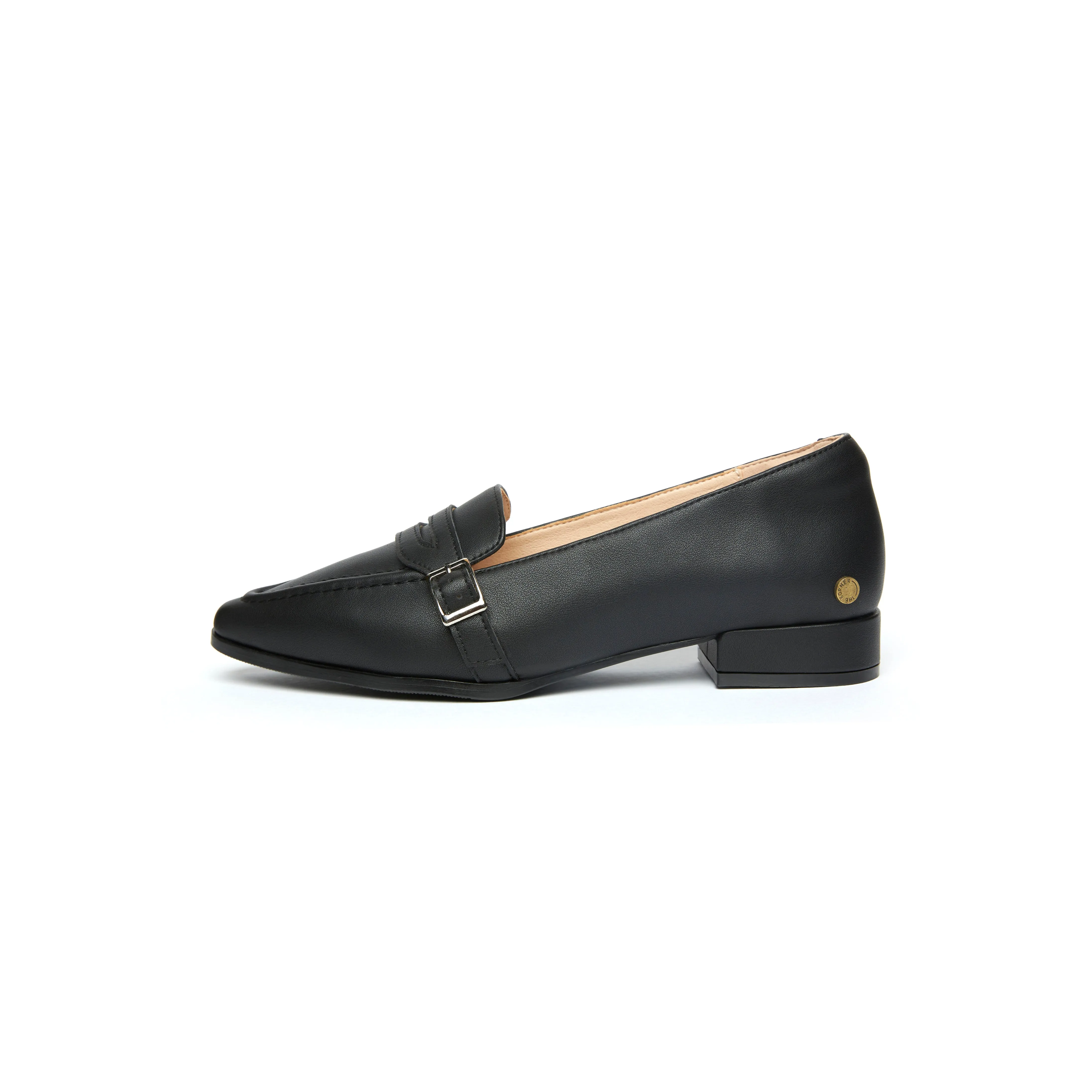 Easy-to-Wear Shoes Klassic Buckle Loafers - Black (BLK)