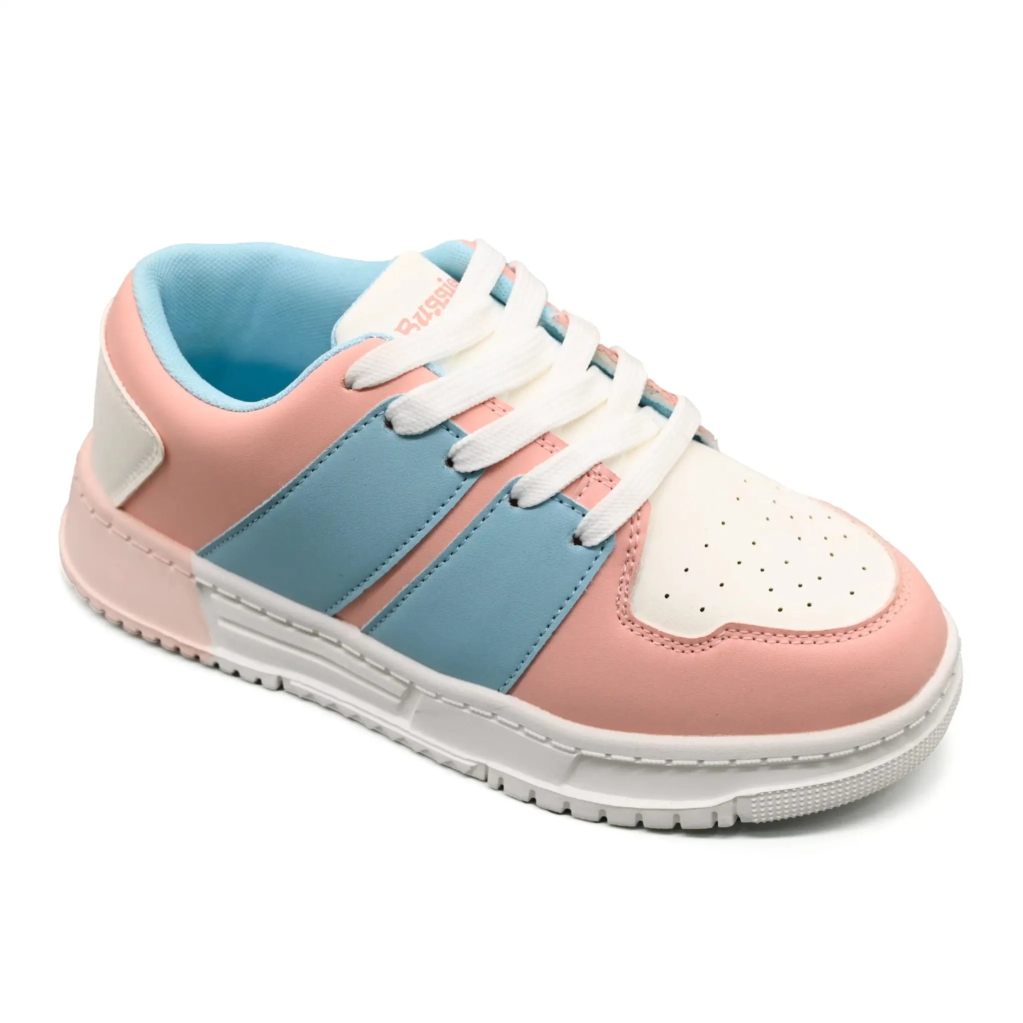 Buggies Austin Kids Shoes - Pink/White Smooth Soles Flexible Design