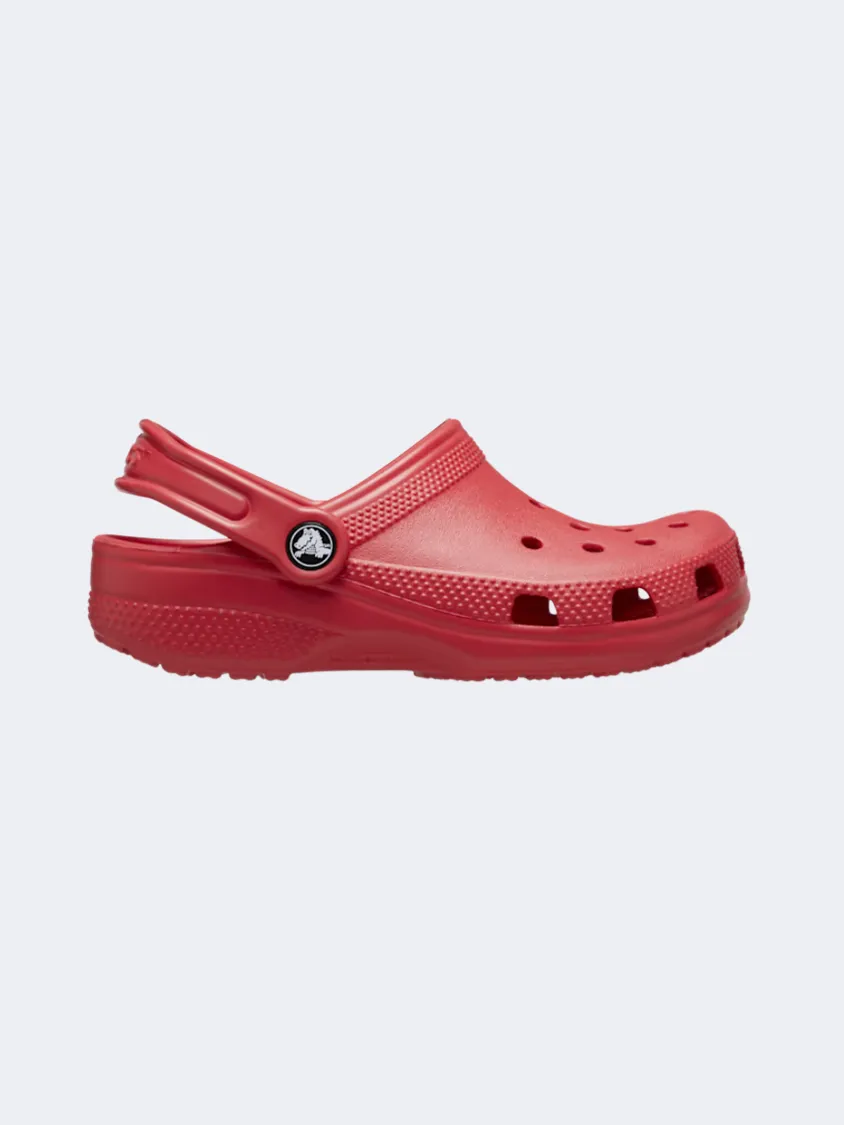 Photo Glam Arch Care Crocs Classic Clog Ps-Girls Lifestyle Slippers Varsity Red