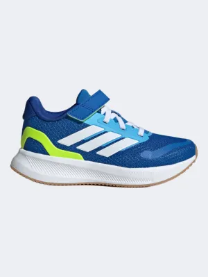 Adidas Runfalcon 5 Ps-Boys Running Shoes Blue/White/Lemon Move Bold