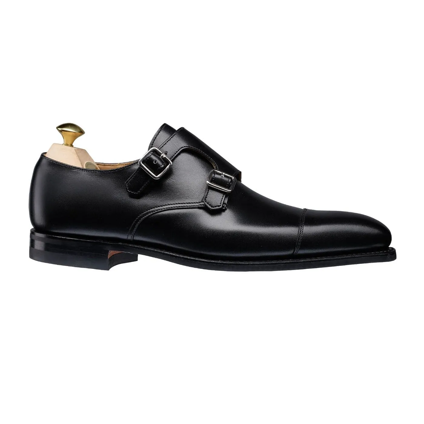 Lowndes Black Calf (City Sole) Contoured Fit Sleek Profile