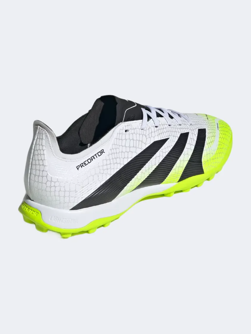 Adidas Predator League Turf Cleats Unisex Football Shoes White/Black/Lemon beach volleyball