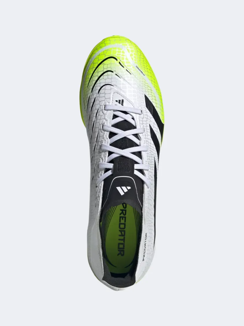 Adidas Predator League Turf Cleats Unisex Football Shoes White/Black/Lemon basketball - court shoes