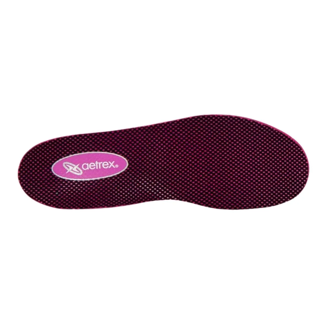 aetrex L700 Women's Speed Orthotics - Insole For Running (Support For Medium & High Arches) Rich Jewel Red Glow