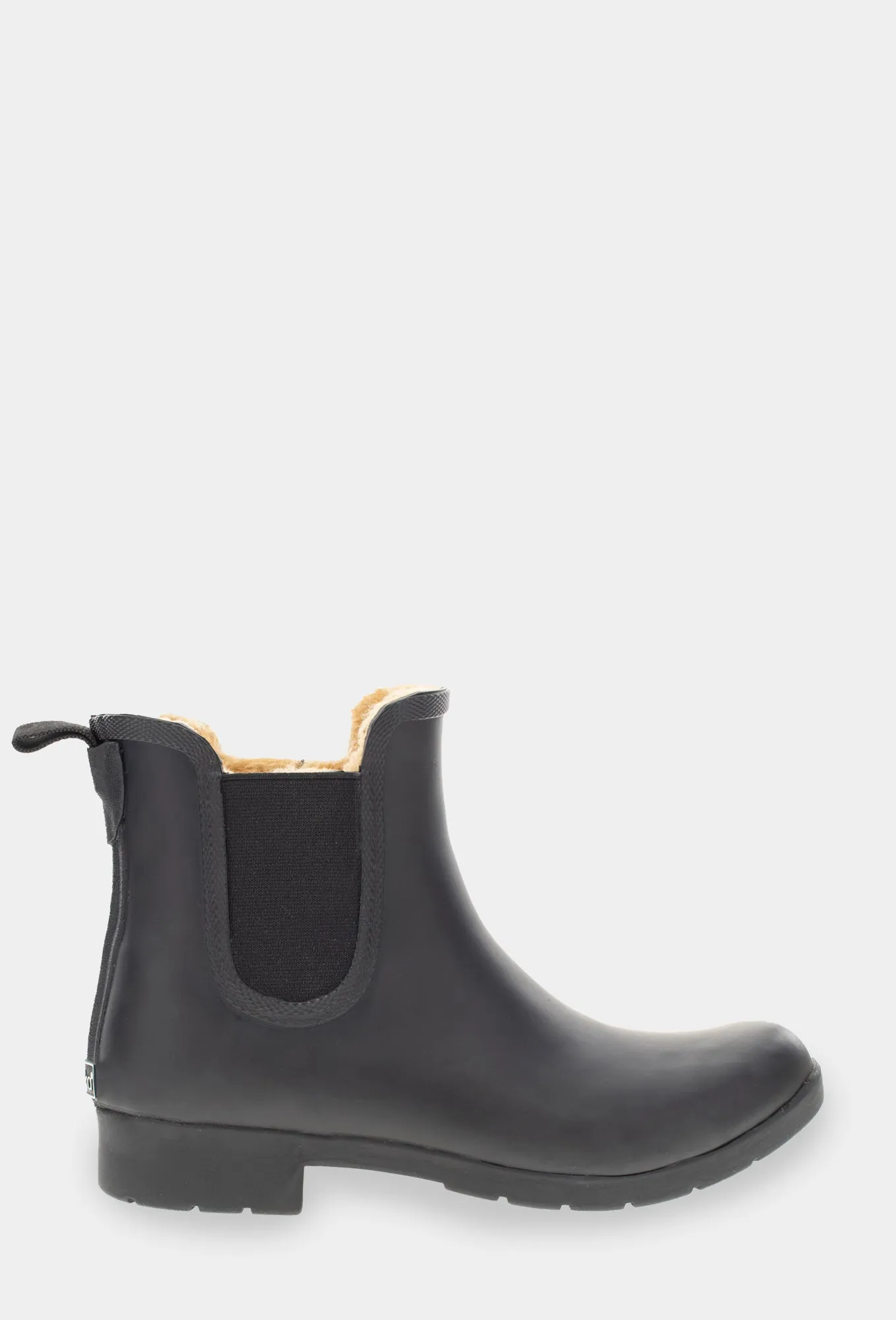 EASTLAKE CHELSEA PLUSH RAIN BOOT - BLACK outdoor durability Walking Footwear Protection