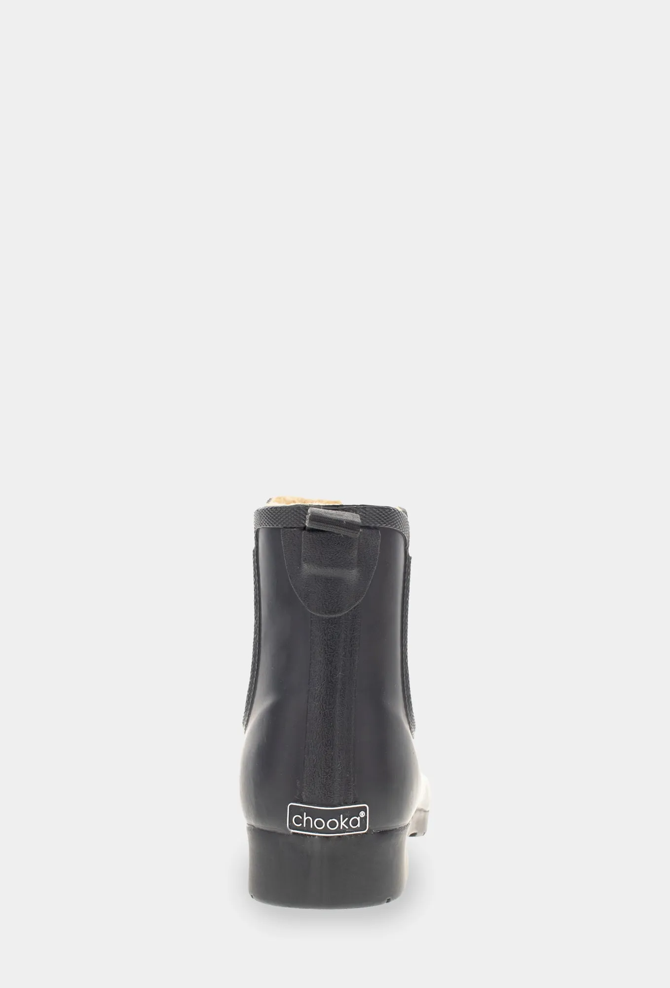 EASTLAKE CHELSEA PLUSH RAIN BOOT - BLACK Classic Fit Comfort Fit Protection