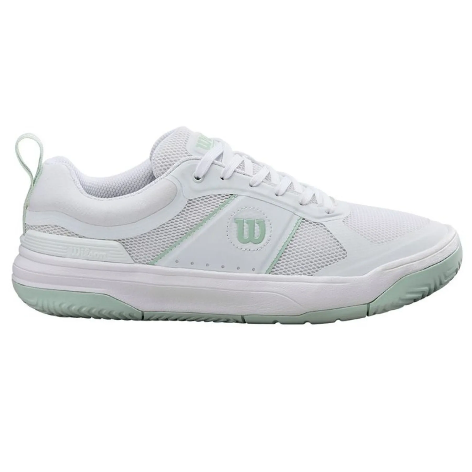 Urban Walk Street Activity Wilson Pickle Pro Womens Pickleball Shoe - White/White/Surf Spray
