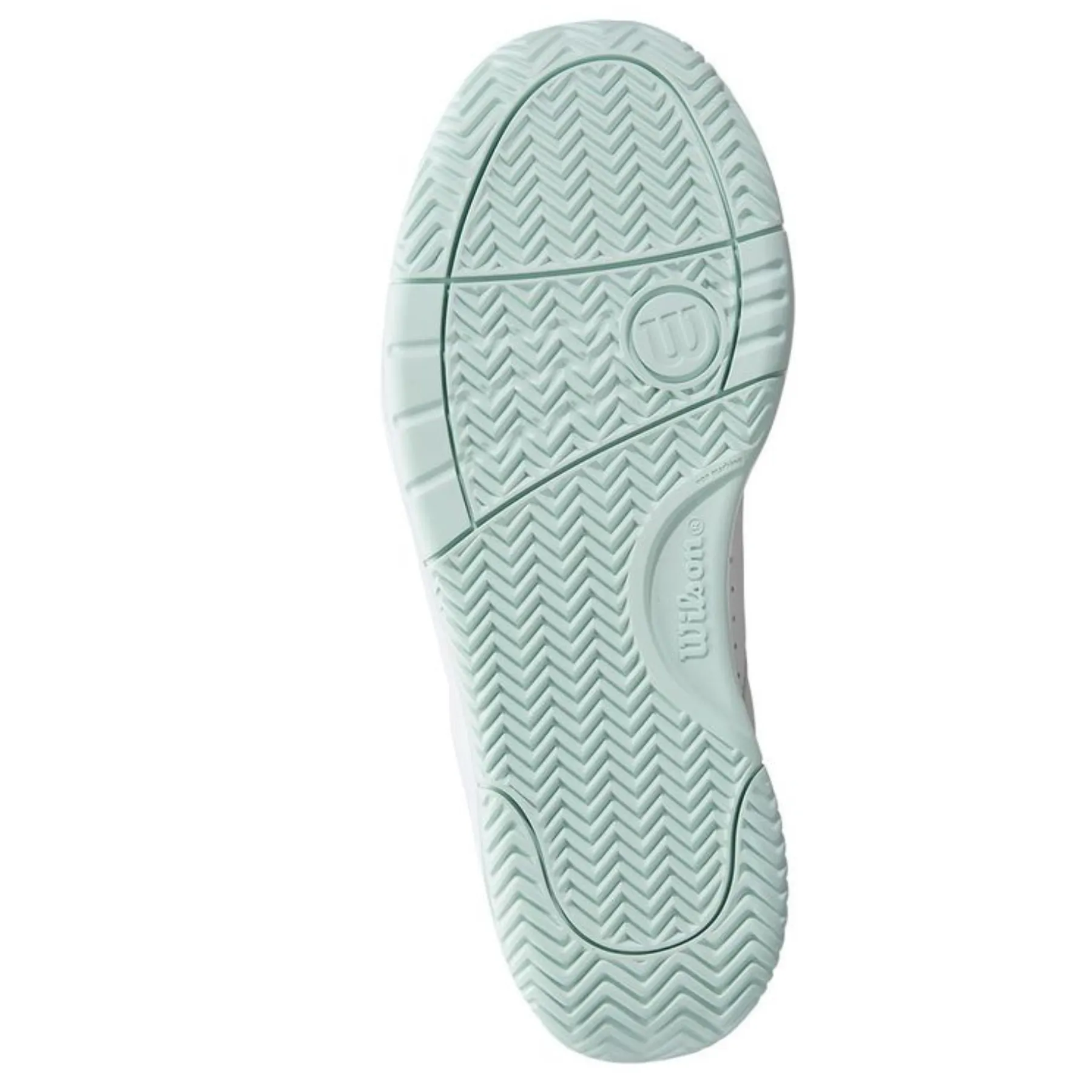Foot alignment Wilson Pickle Pro Womens Pickleball Shoe - White/White/Surf Spray