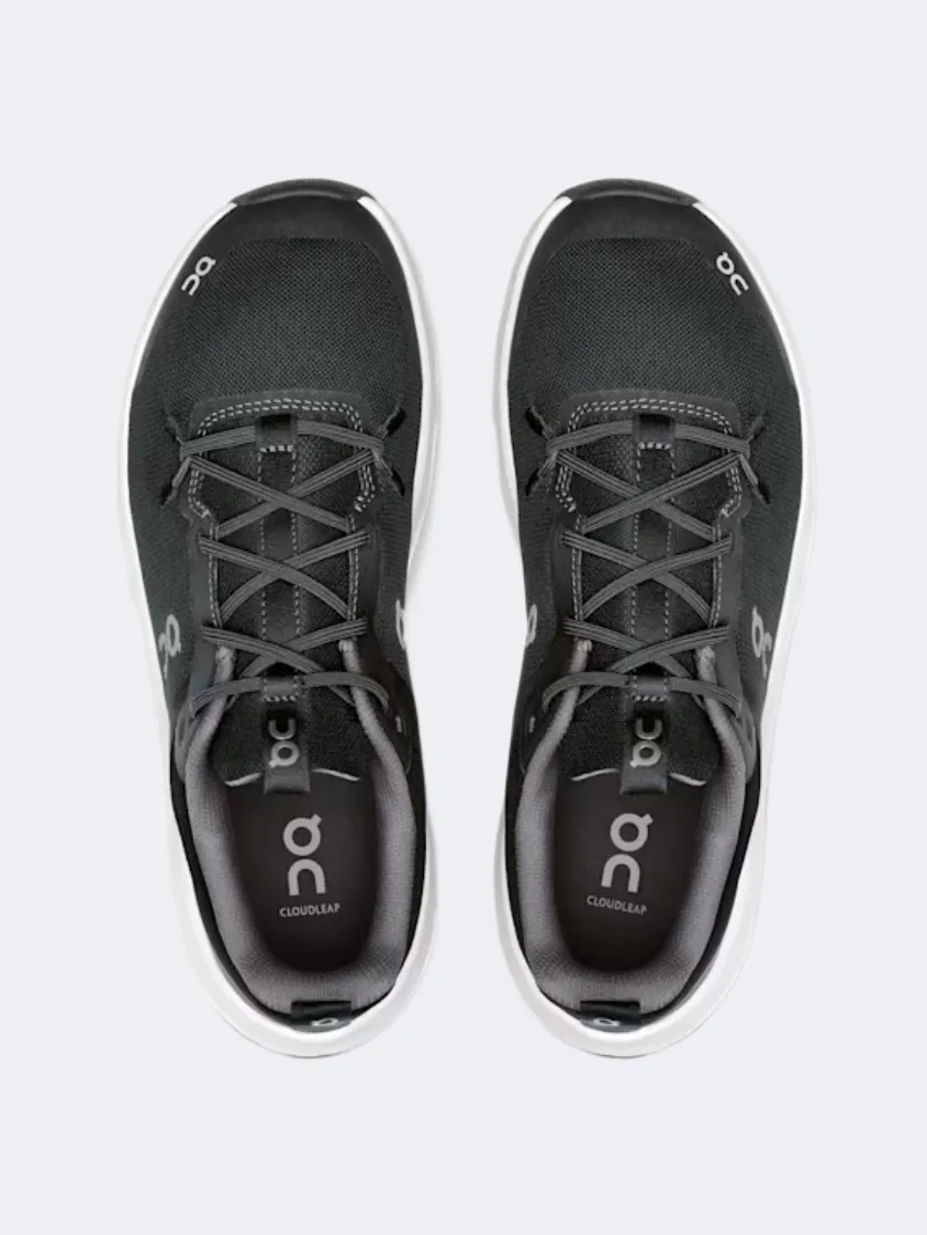 On Cloudleap 1 Gs-Boys Lifestyle Shoes Black/White Quick Dash Reinforced toe