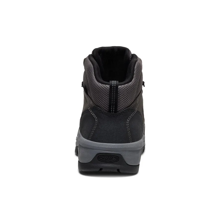 Wave Flow Men's Skokie Waterproof Work Boot (Carbon Toe)  |  Magnet/Black