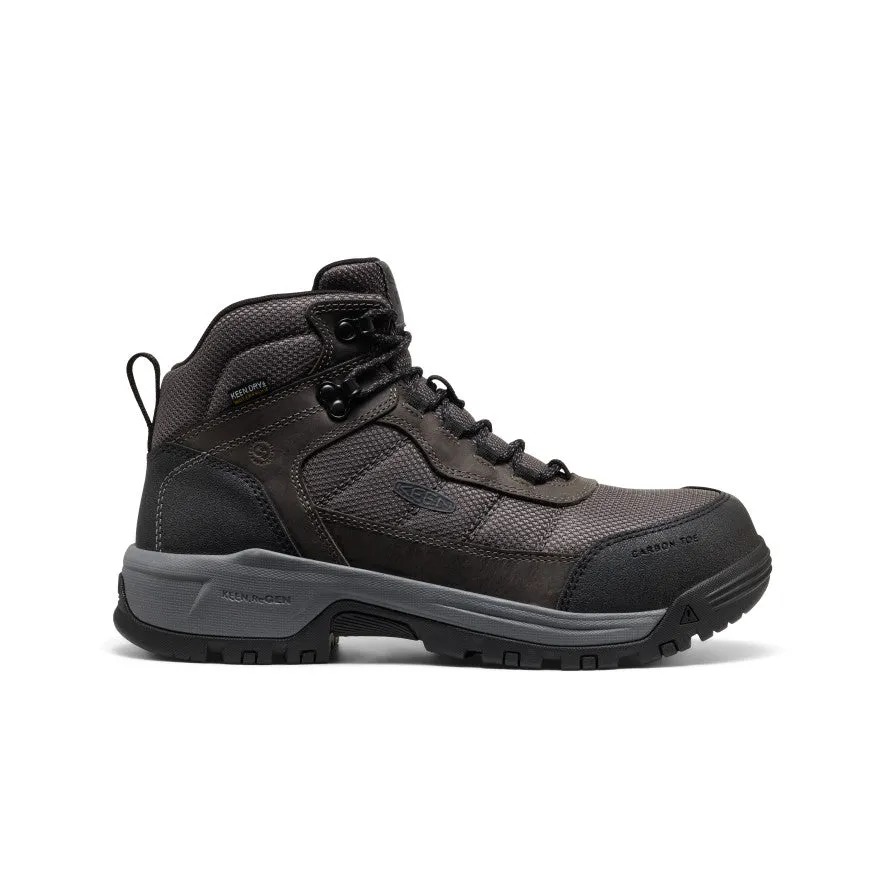 Men's Skokie Waterproof Work Boot (Carbon Toe)  |  Magnet/Black Heritage Line Comfort Enhancement
