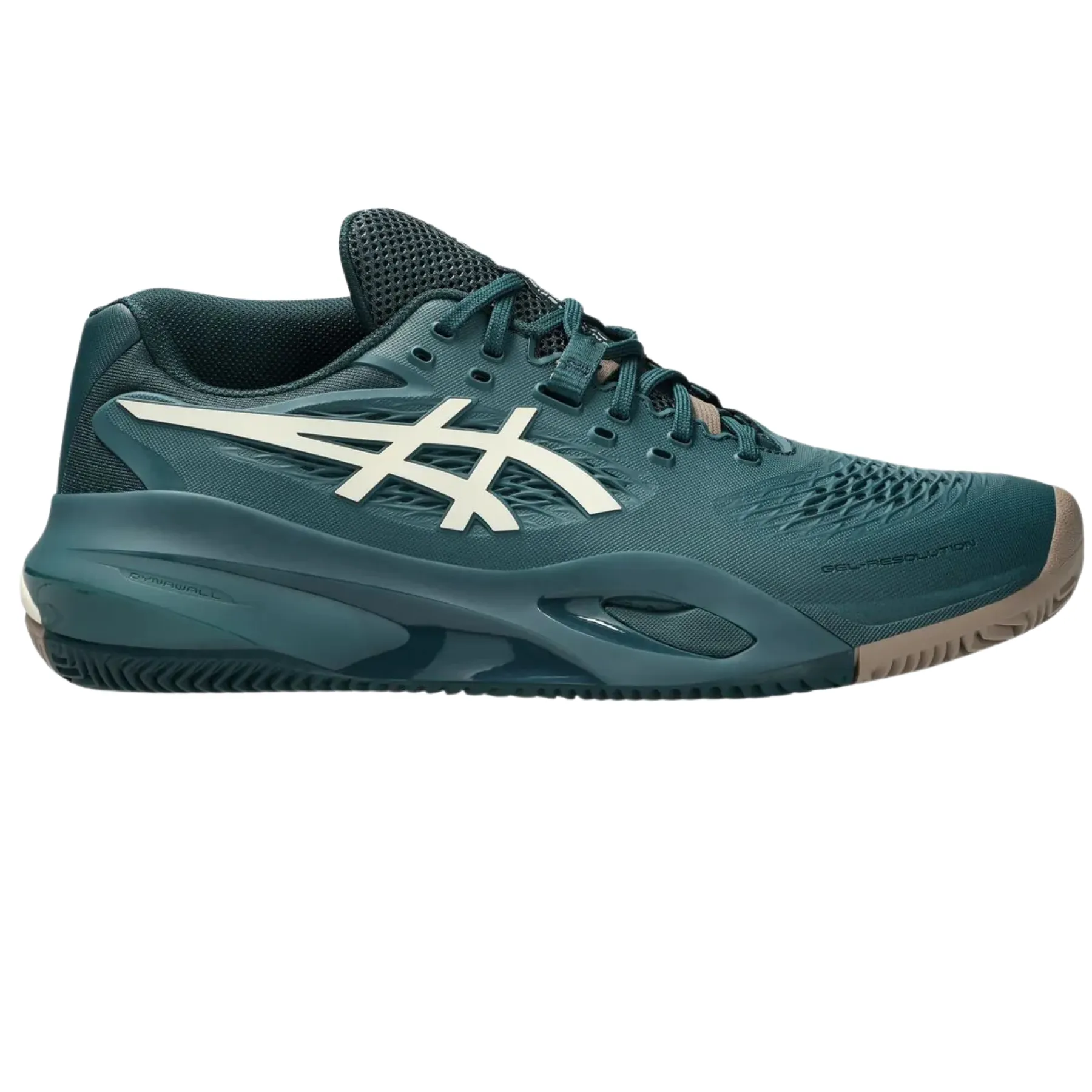 Asics Gel-Resolution X Clay Mens Tennis Shoes - Saxon Green / Birch All Season