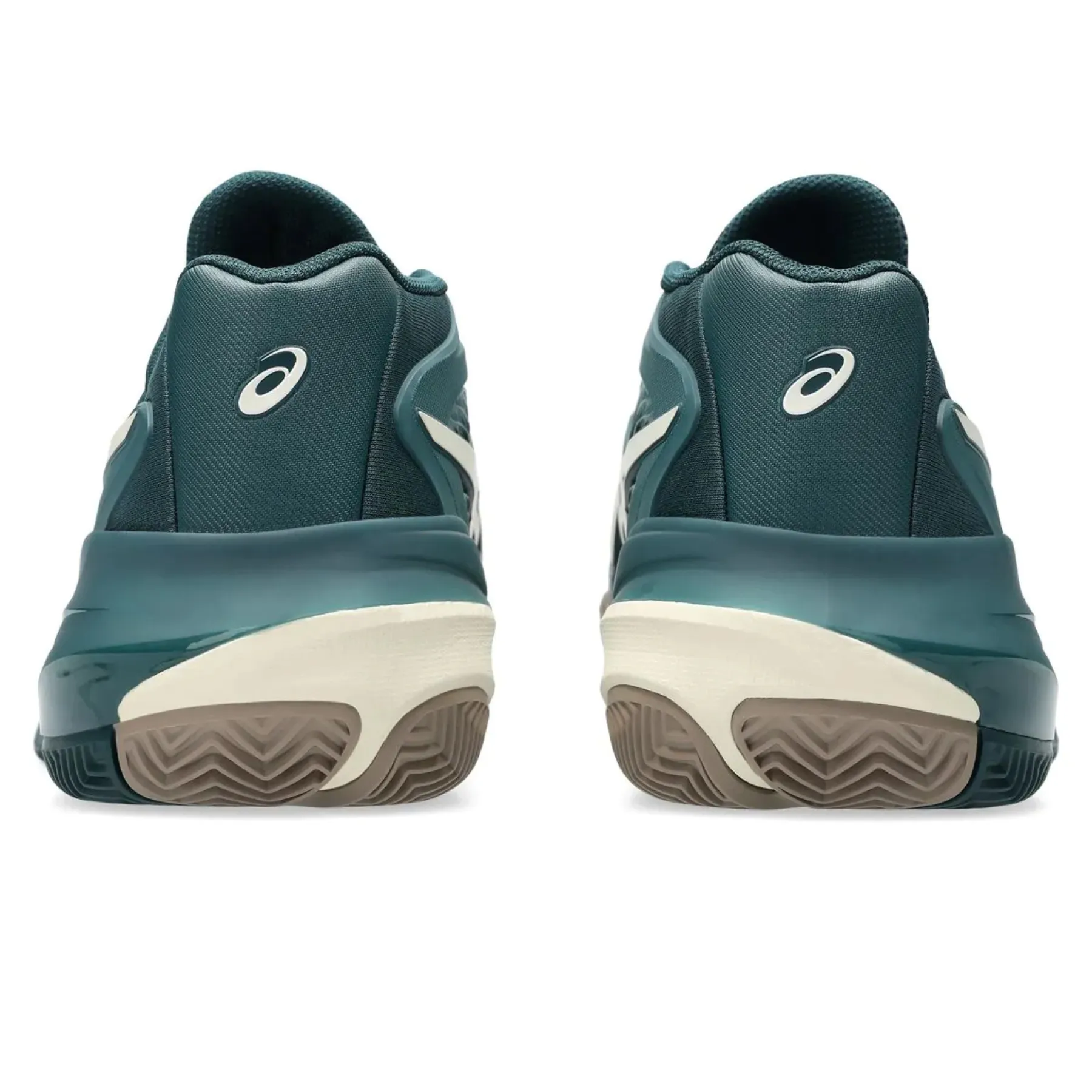 Outdoor Walk Classic Design Asics Gel-Resolution X Clay Mens Tennis Shoes - Saxon Green / Birch