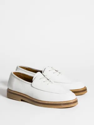 OLIVIER WHITE GRAINED Polished Texture