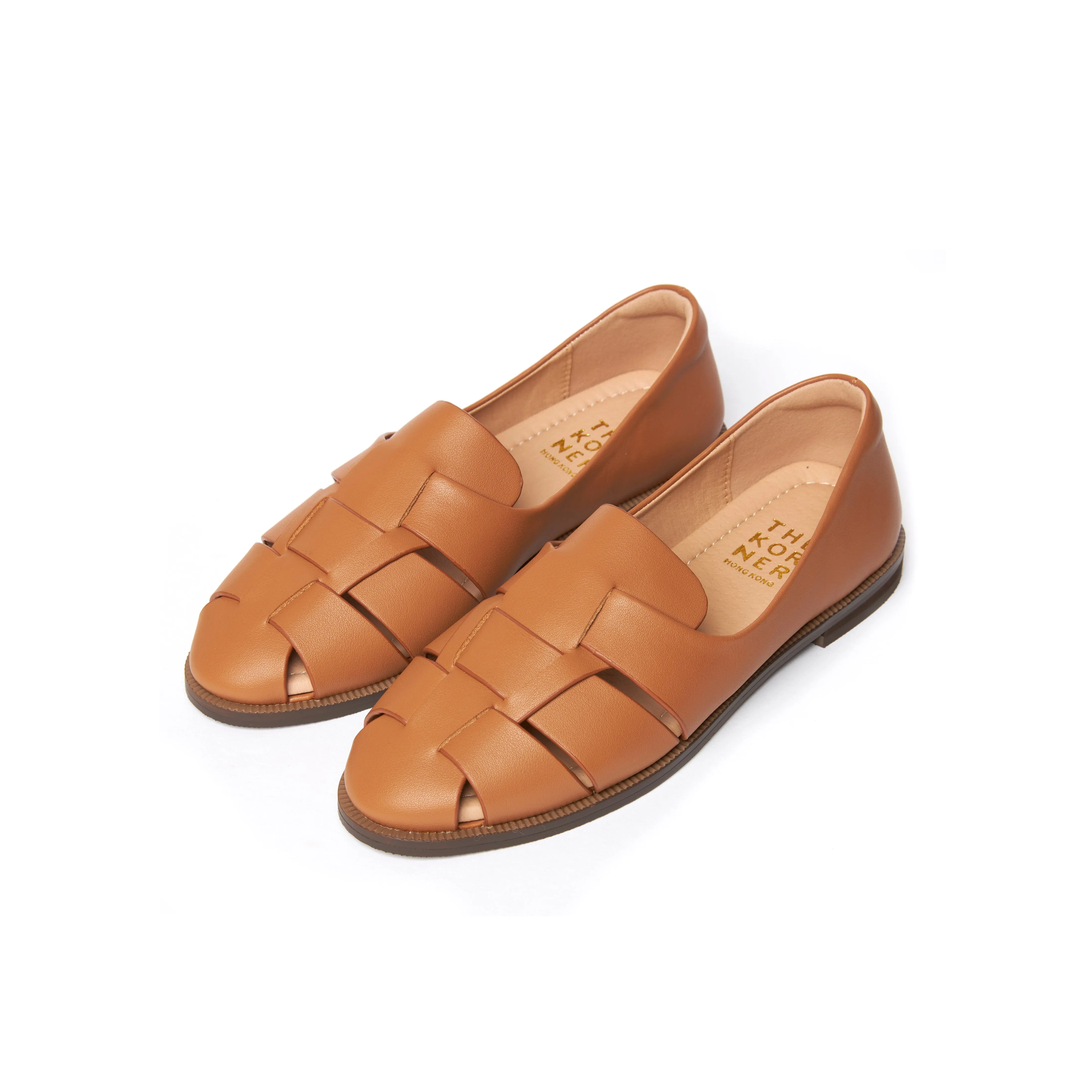 Slow Power Comfort Focused Kris Leather Loafers - Khaki ( KHK )