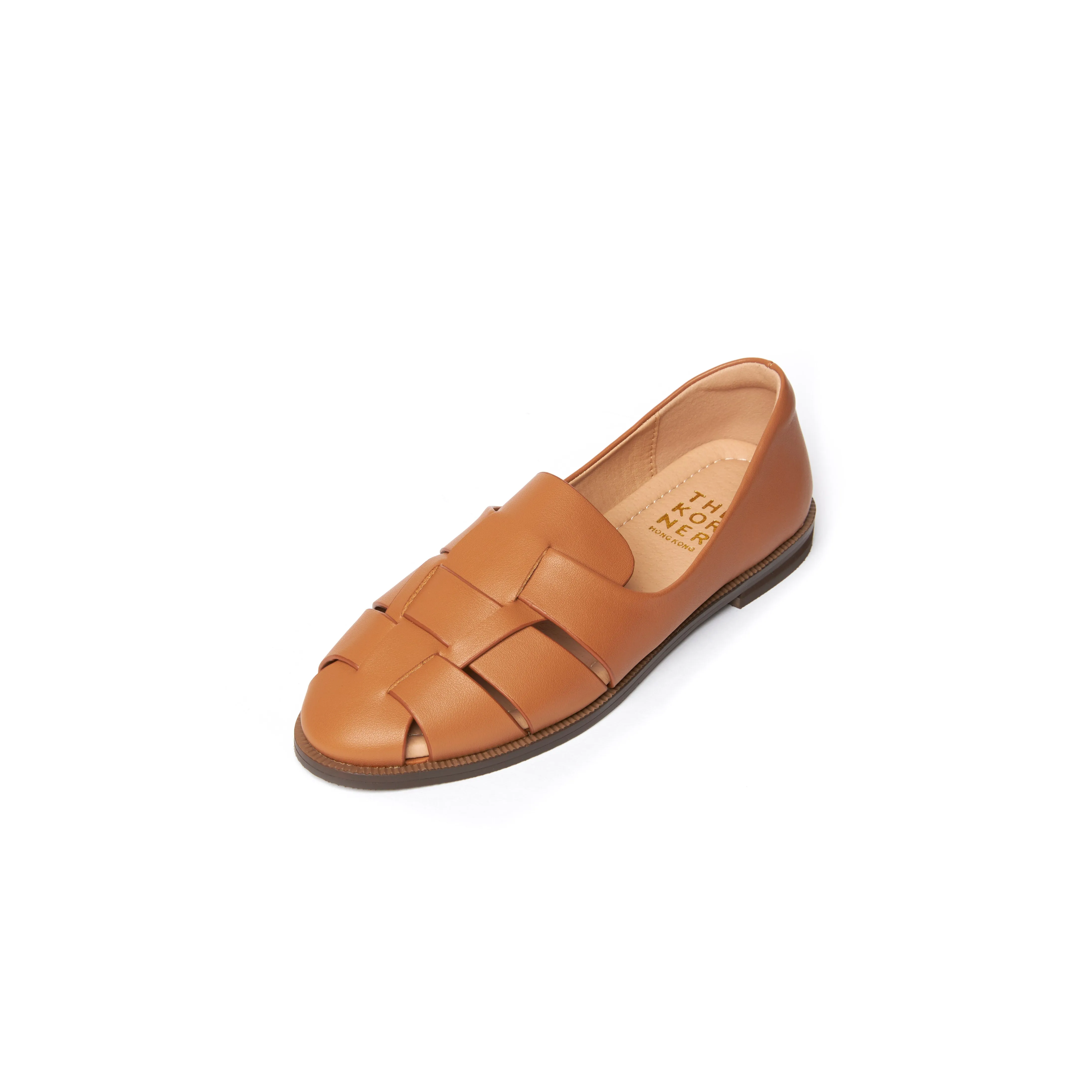 Kris Leather Loafers - Khaki ( KHK ) Ground Hug
