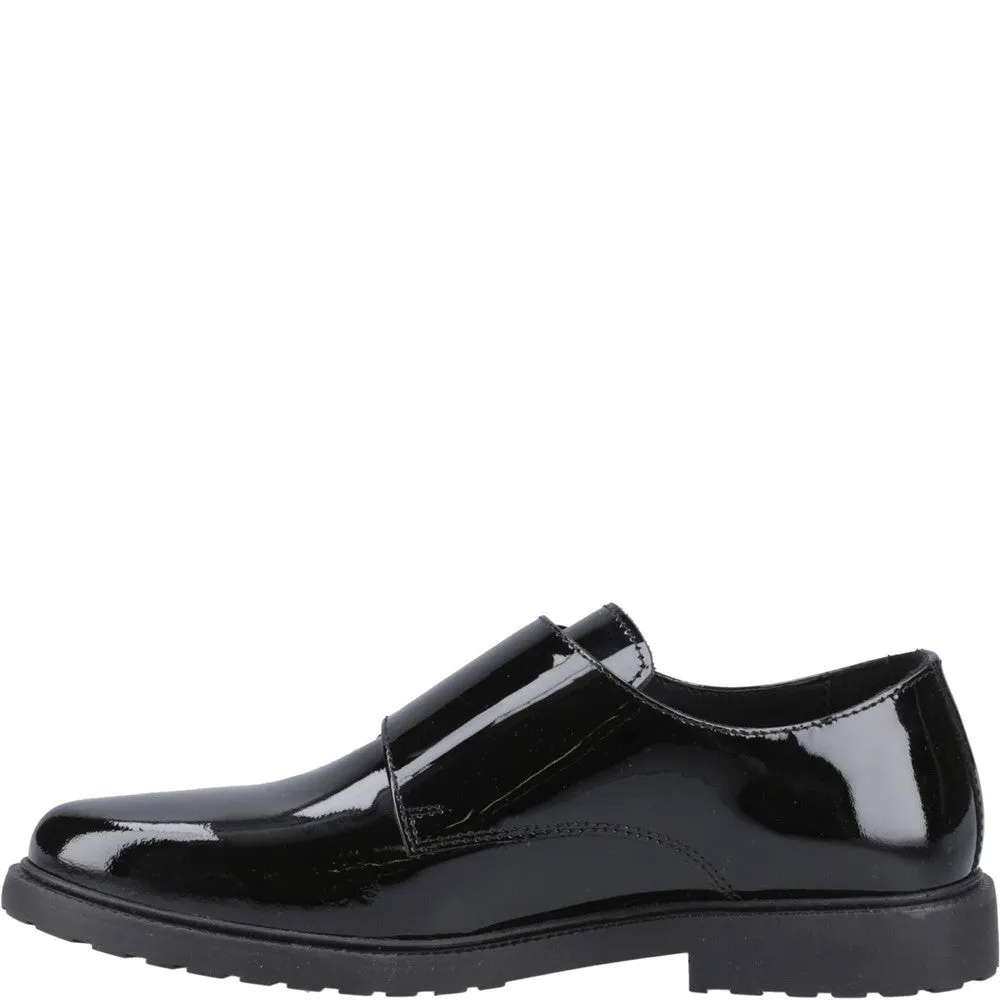 Black Patent Verity Monk Shoes Practical All-day Shoes Smart Design