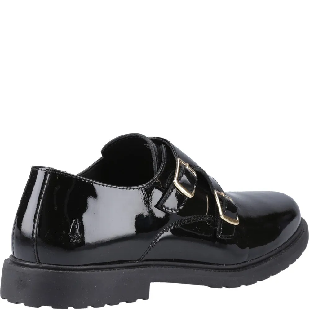 Fashion Blogger Timeless Walking Shoes Black Patent Verity Monk Shoes
