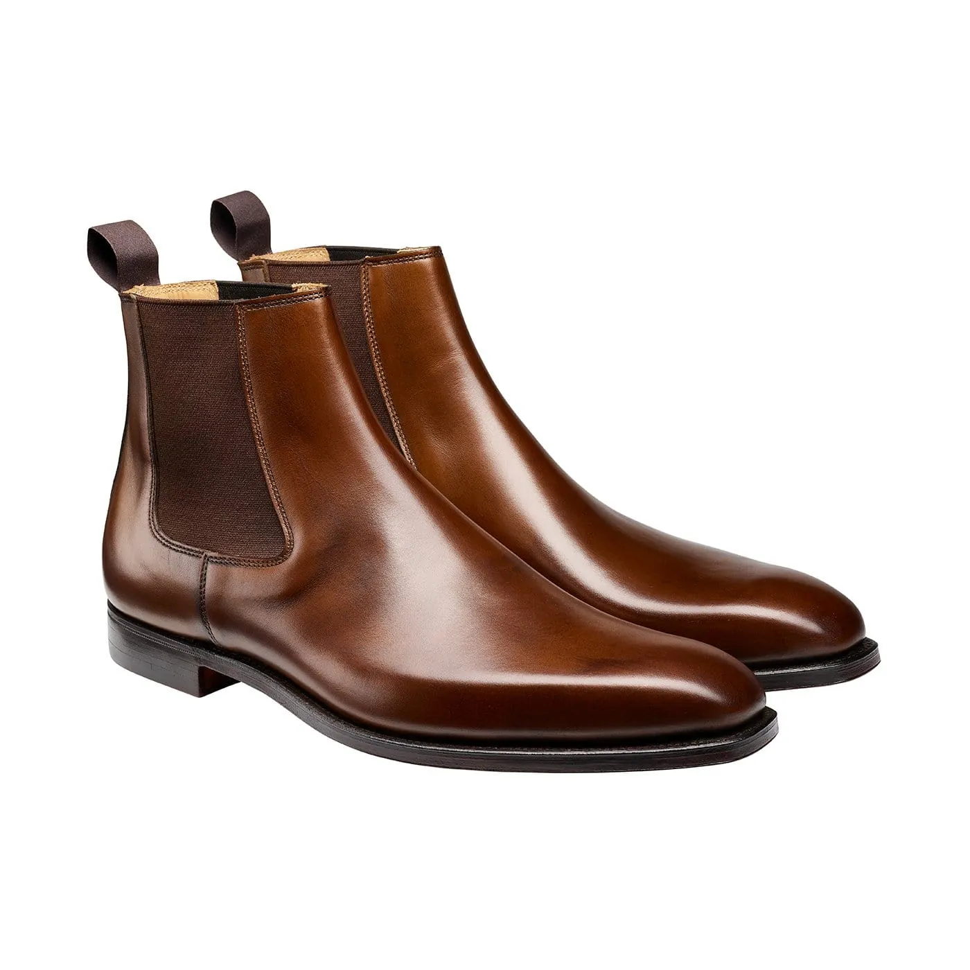 Lingfield Dark Brown Burnished Calf Travel Ready Boots