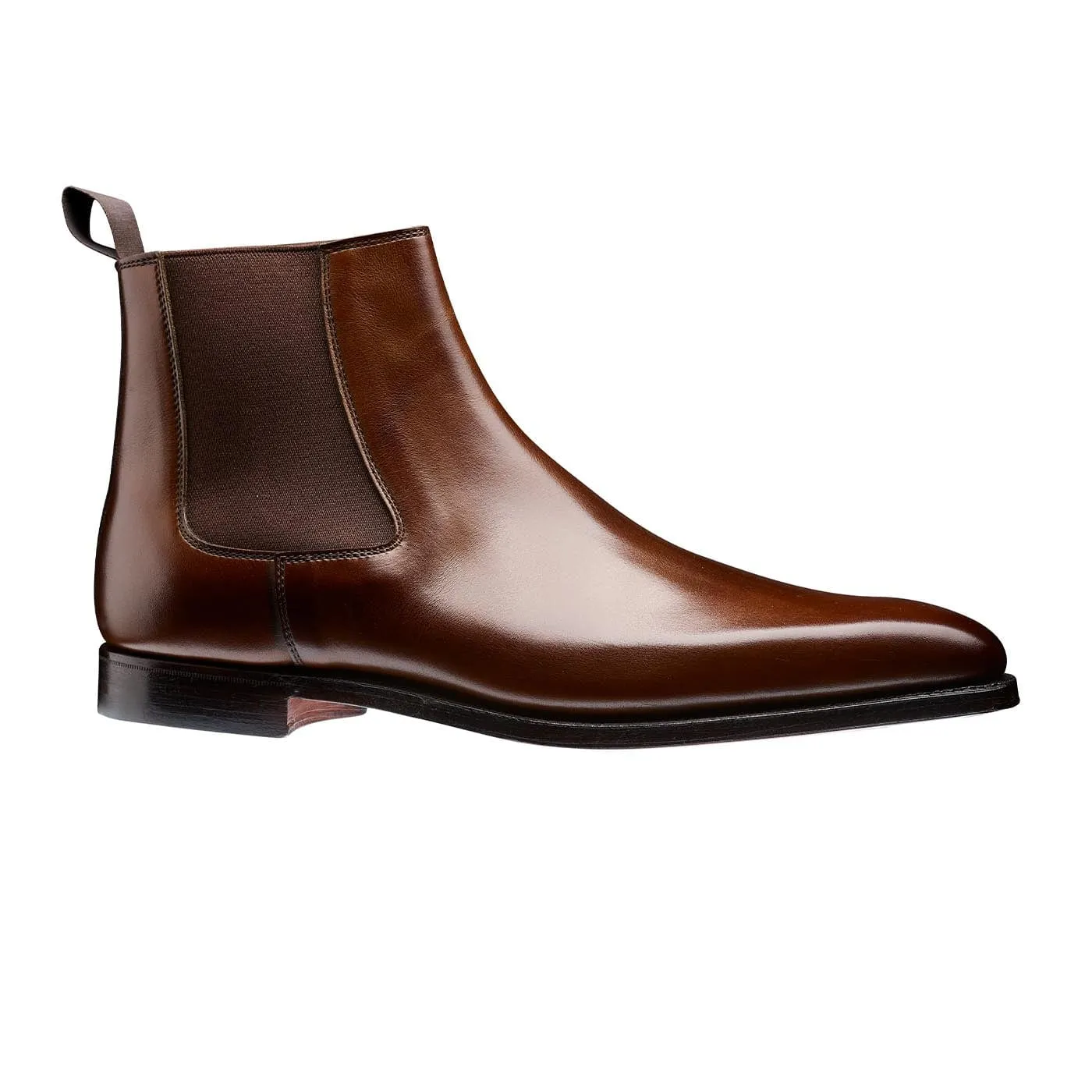 Leather Finish All Season Boot Lingfield Dark Brown Burnished Calf