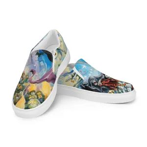 Step Fit Men??s Mort (plus Albert) slip-on canvas shoes *US SIZES SHOWN! USE CHART!