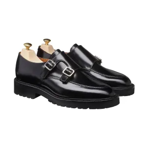 Ava in Black Cavalry Calf Versatile Shoes Coastal Cool