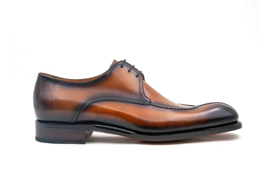 Sun Glow Lace Tie Ugo Vasare "Jayden" Oxford-Caramel