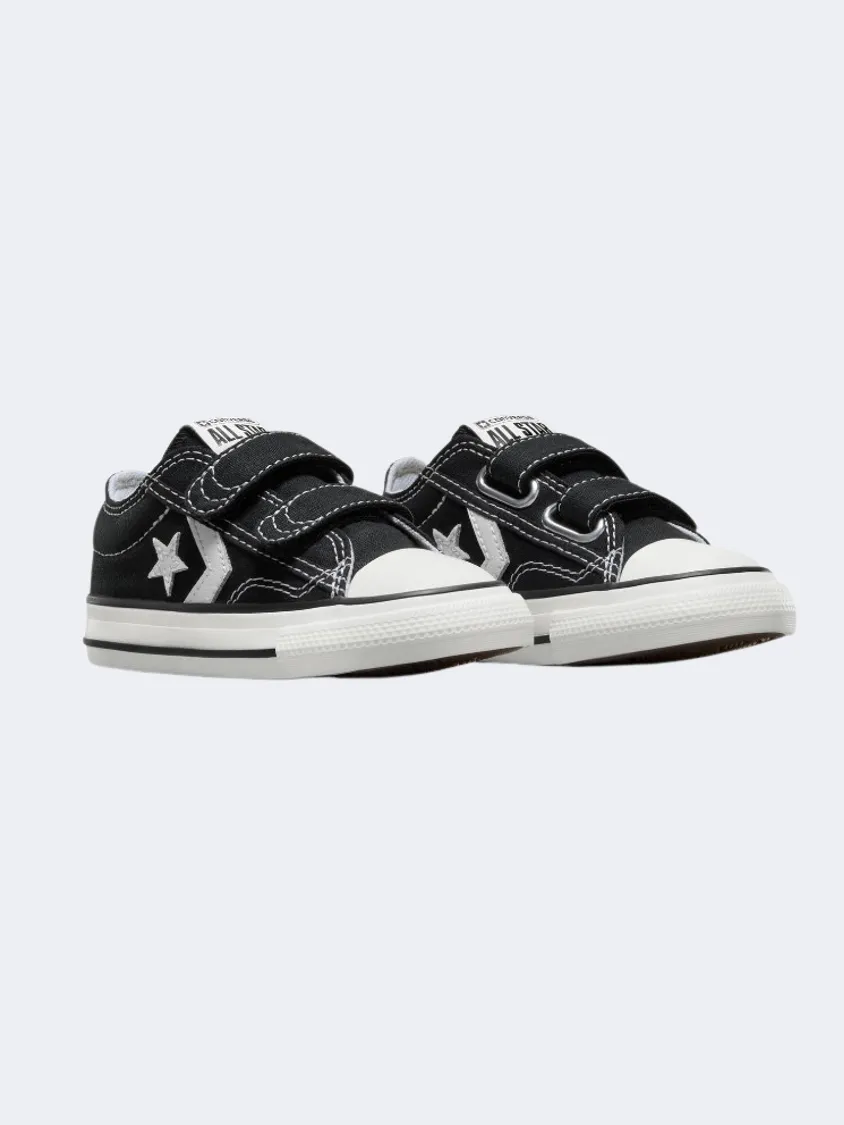 Converse Star Player 76 2V Foundational Infant Lifestyle Shoes Black/White Airy Design