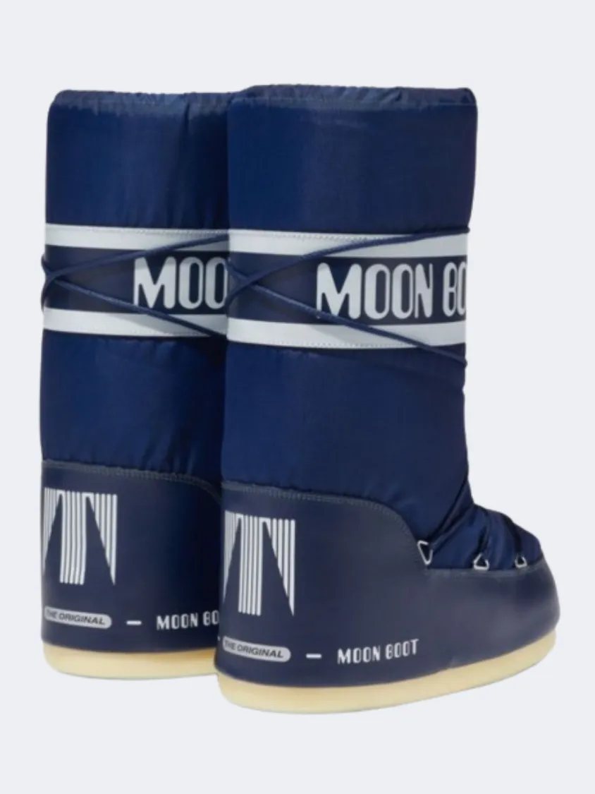 Moon Boot Icon Kids After Ski Blue Rain Guard Soft Neutral