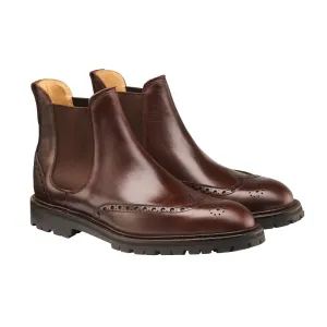 Versatile Leather Sporty Look Harris Coffee Hurricane Hide