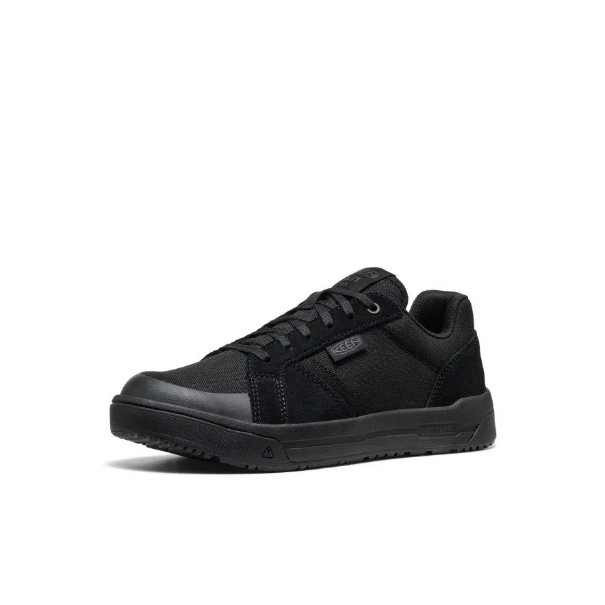 Island Vibe Mono Style Men's Kenton ESD Work Shoe (Soft Toe)  |  Black/Black