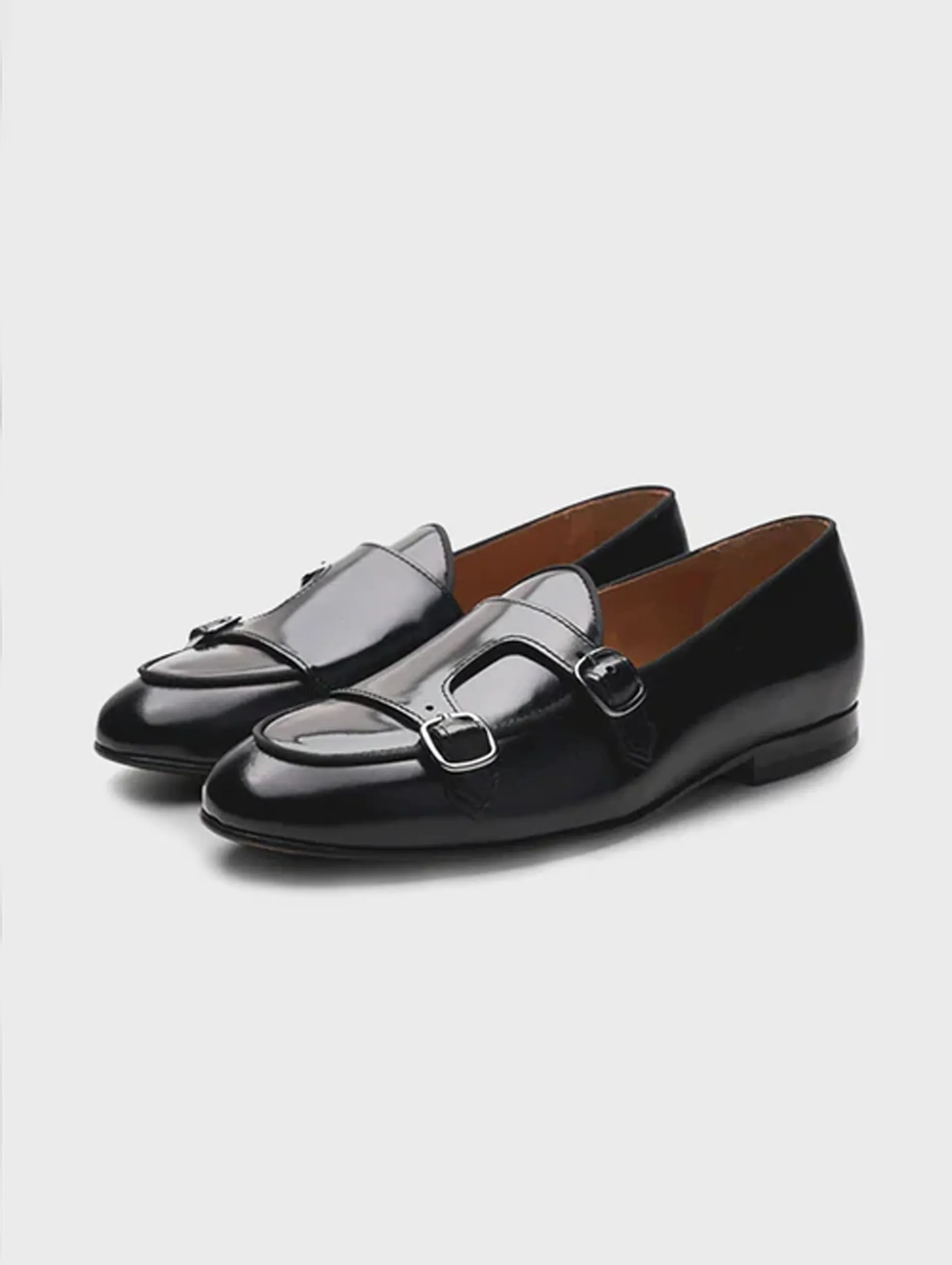 Suede Grain Coastal Mode ANDIE MONK LOAFER - BRUSH OFF BLACK
