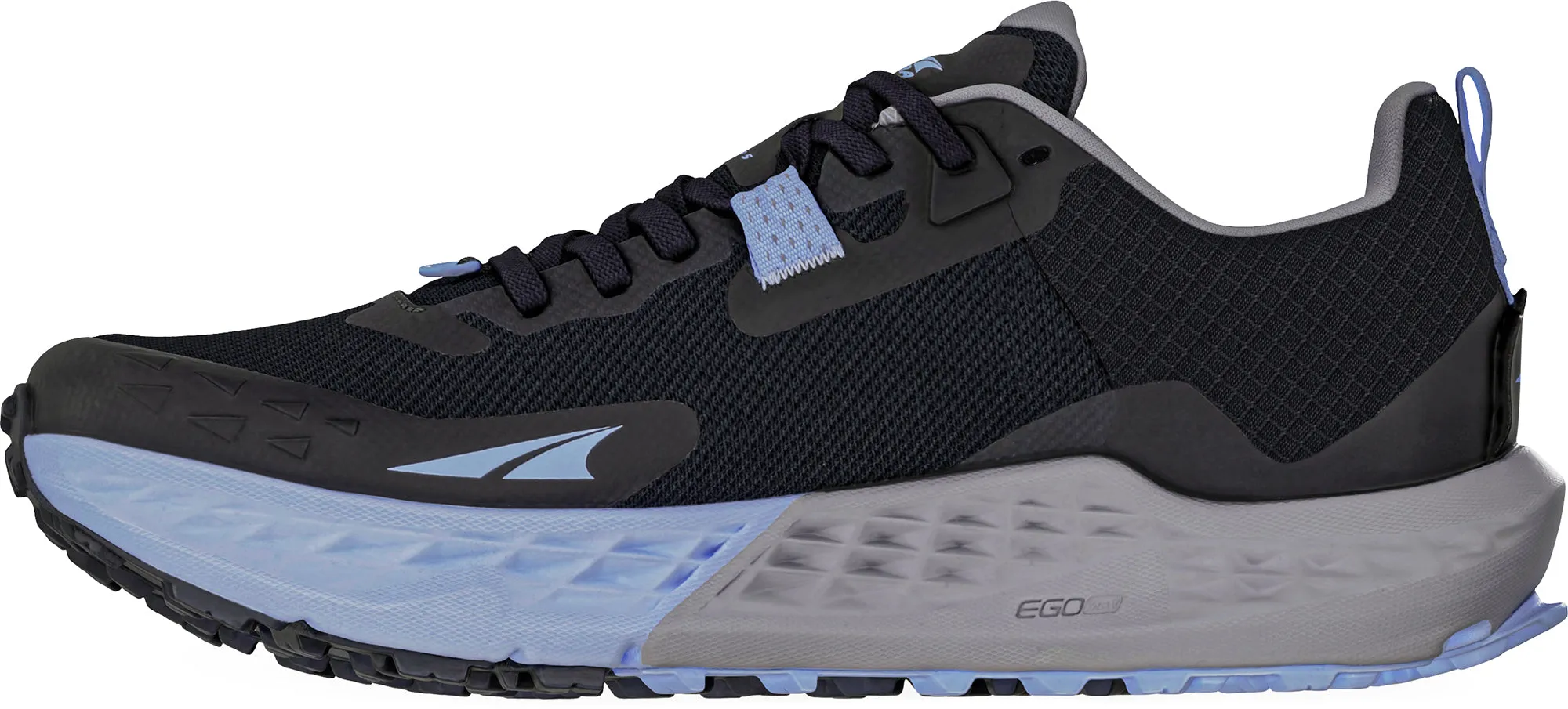 Flex Comfort Heel rise encourages proper posture and stance Altra Timp 5 Womens Trail Running Shoes - Blue