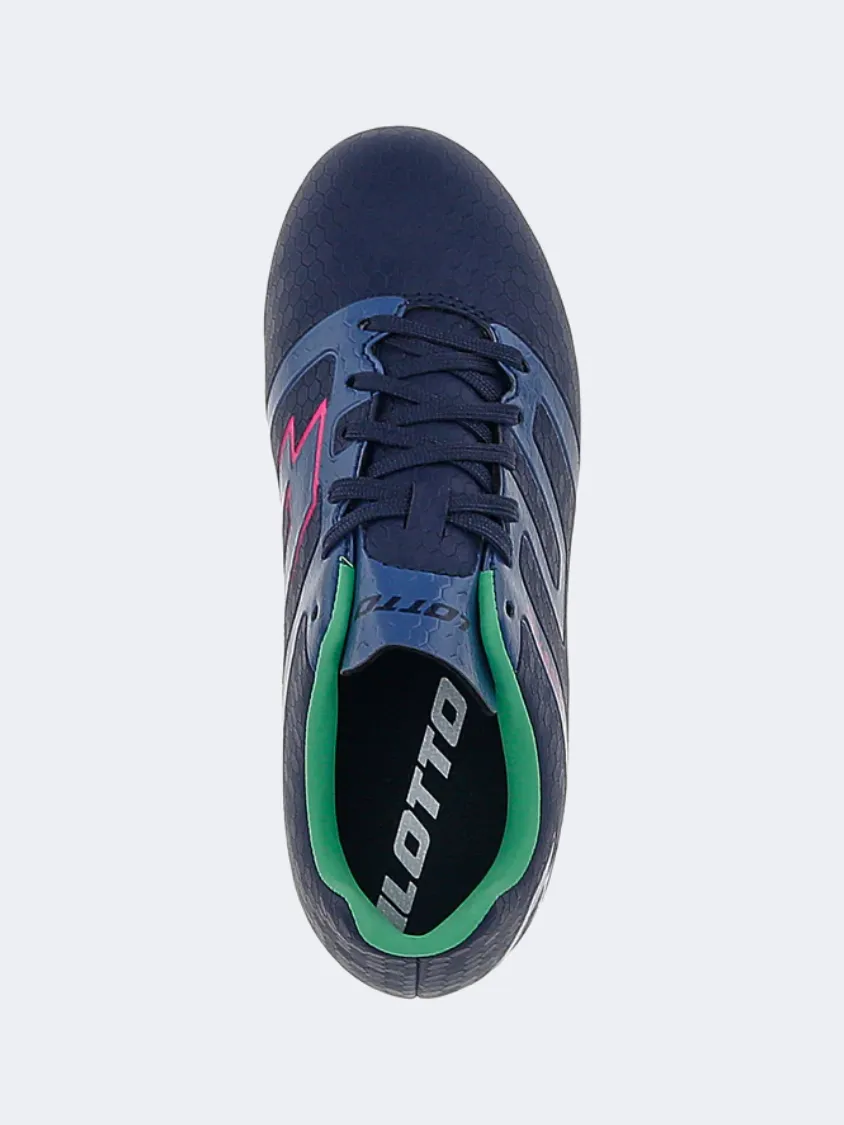 Lotto Maestro 700 V FG Kids Football Shoes Dress Blue grandstand - shoes