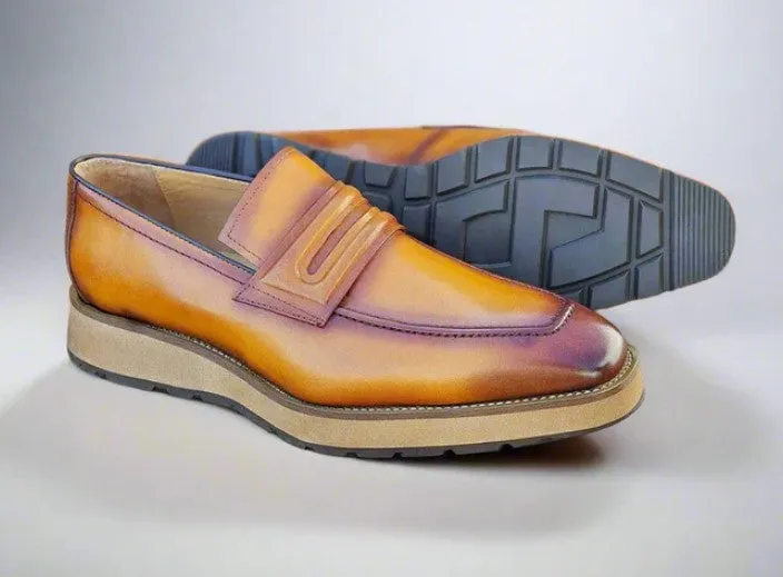 Style: 522-01-Cognac Gloss Finish Action Fast
