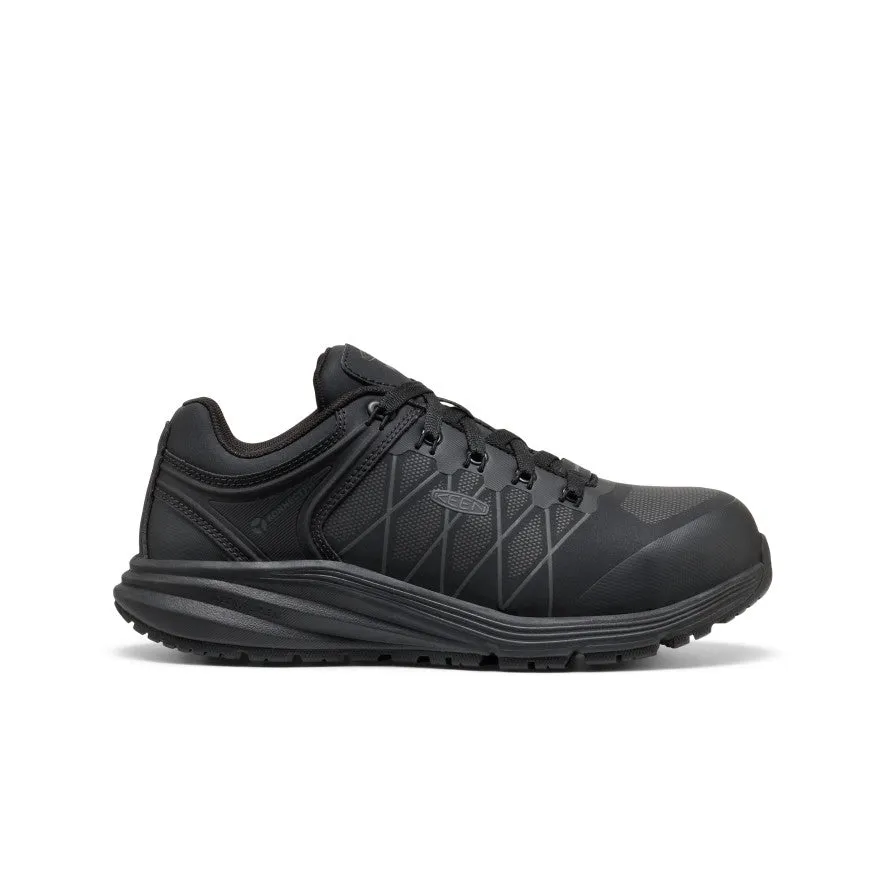 Women's Vista Energy XT Work Sneaker INT MET (Carbon Toe)  |  Black/Magnet Comfort Enhancement Swift Path
