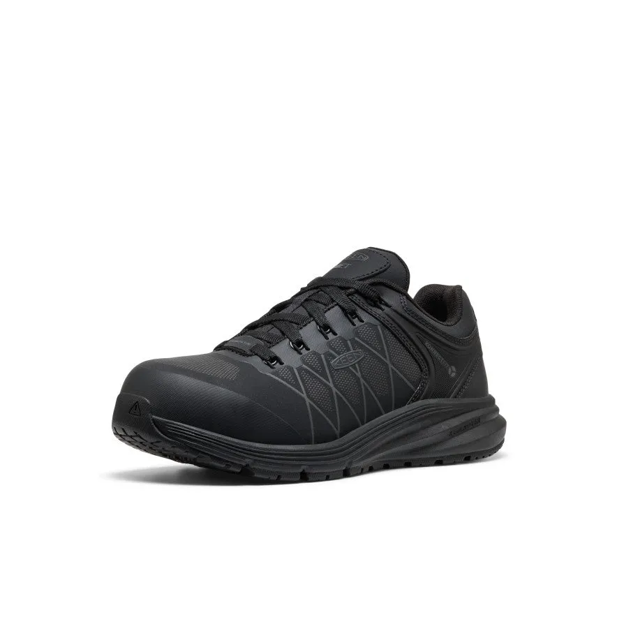 Bounce Edge Women's Vista Energy XT Work Sneaker INT MET (Carbon Toe)  |  Black/Magnet