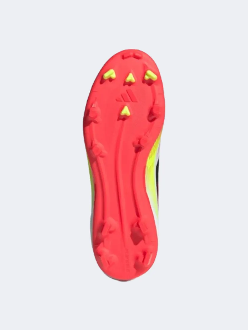 comedy - club - room shoes Adidas F 50 League Fg Mg Kids Football Shoes White/Black/Yellow