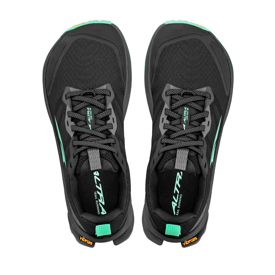 running on inclined ground HighTop Altra Women's Lone Peak 9   Trail Running Shoes in Teal Black SS25