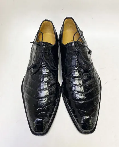 "Cratos" Crocodile Derby Black Flexibility