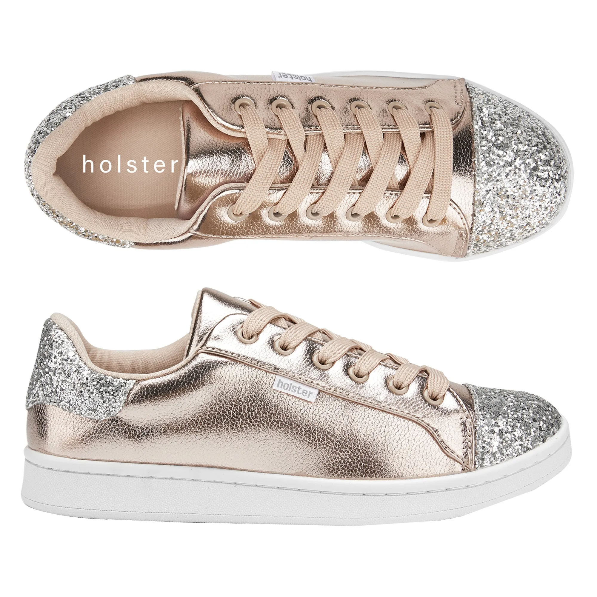 Non-Slip Cushioning River Jog Stardust - Champagne Gold