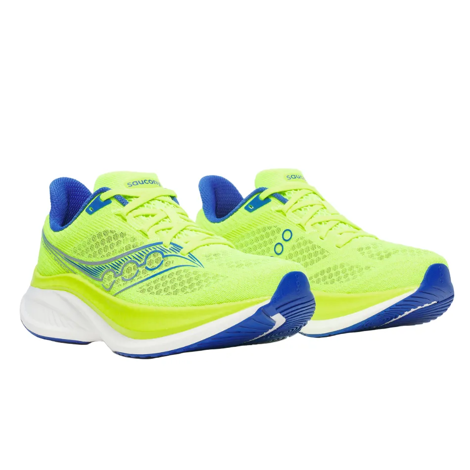 Saucony Men's Endorphin Speed 5 Running Shoes in Citron/Lapis - Online Exclusive Heel Zone