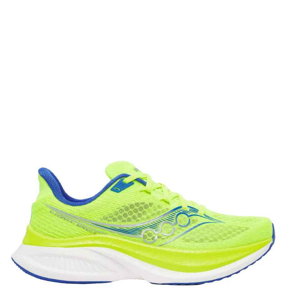 Saucony Men's Endorphin Speed 5 Running Shoes in Citron/Lapis - Online Exclusive stability - shoes