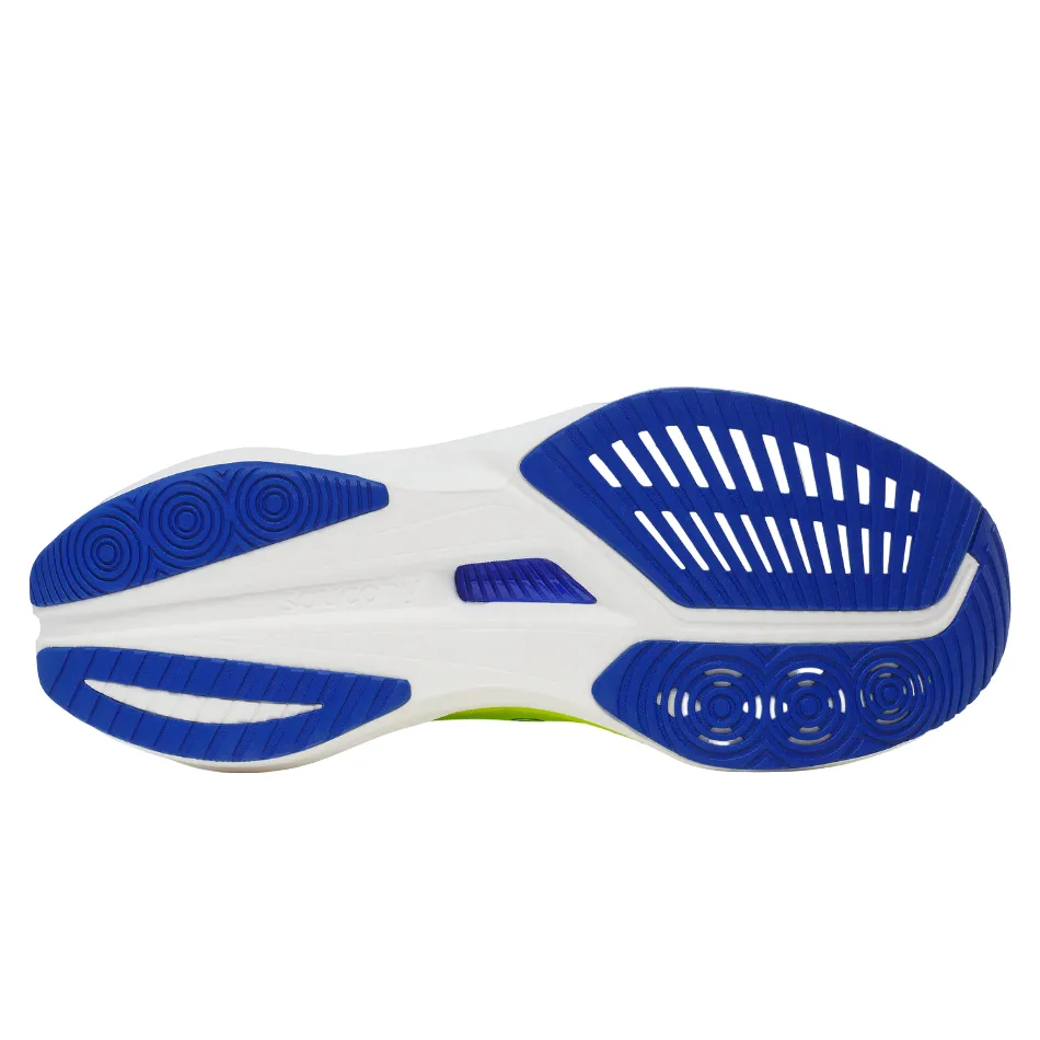 Saucony Men's Endorphin Speed 5 Running Shoes in Citron/Lapis - Online Exclusive speed runners amateur - use shoes