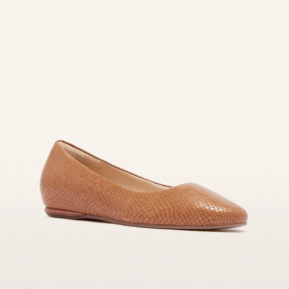 Eva Midsole Dorset Tan Snake Emboss