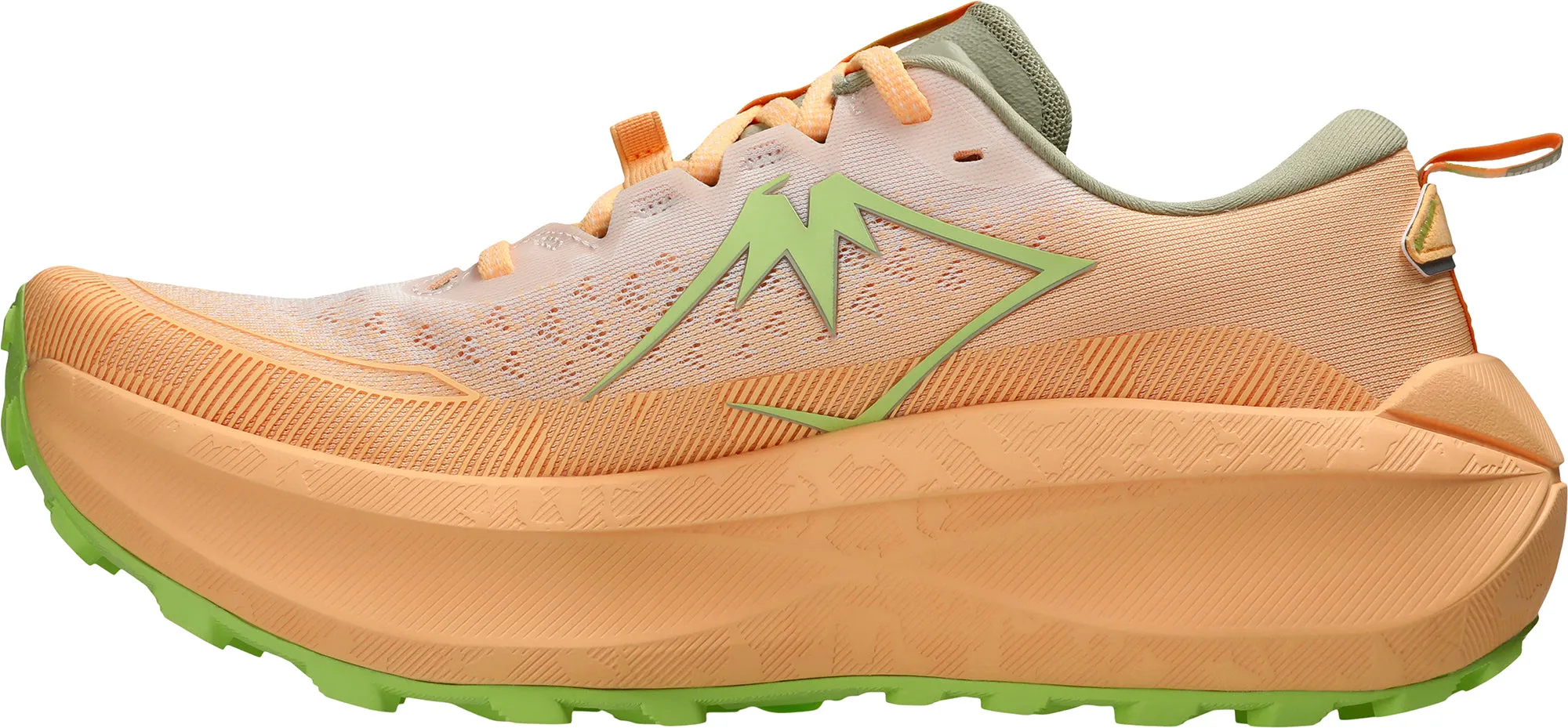 Asics Trabuco Max 4 Mens Trail Running Shoes - Orange Padded Comfort Air Technology